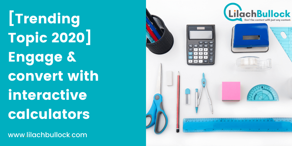 lilachbullock's tweet photo. How to engage and convert more website visitors with interactive #calculators with @CalconicApp #InteractiveTools #ContentMarketing https://t.co/7w16EDzkyV https://t.co/2KBgTSUFp0