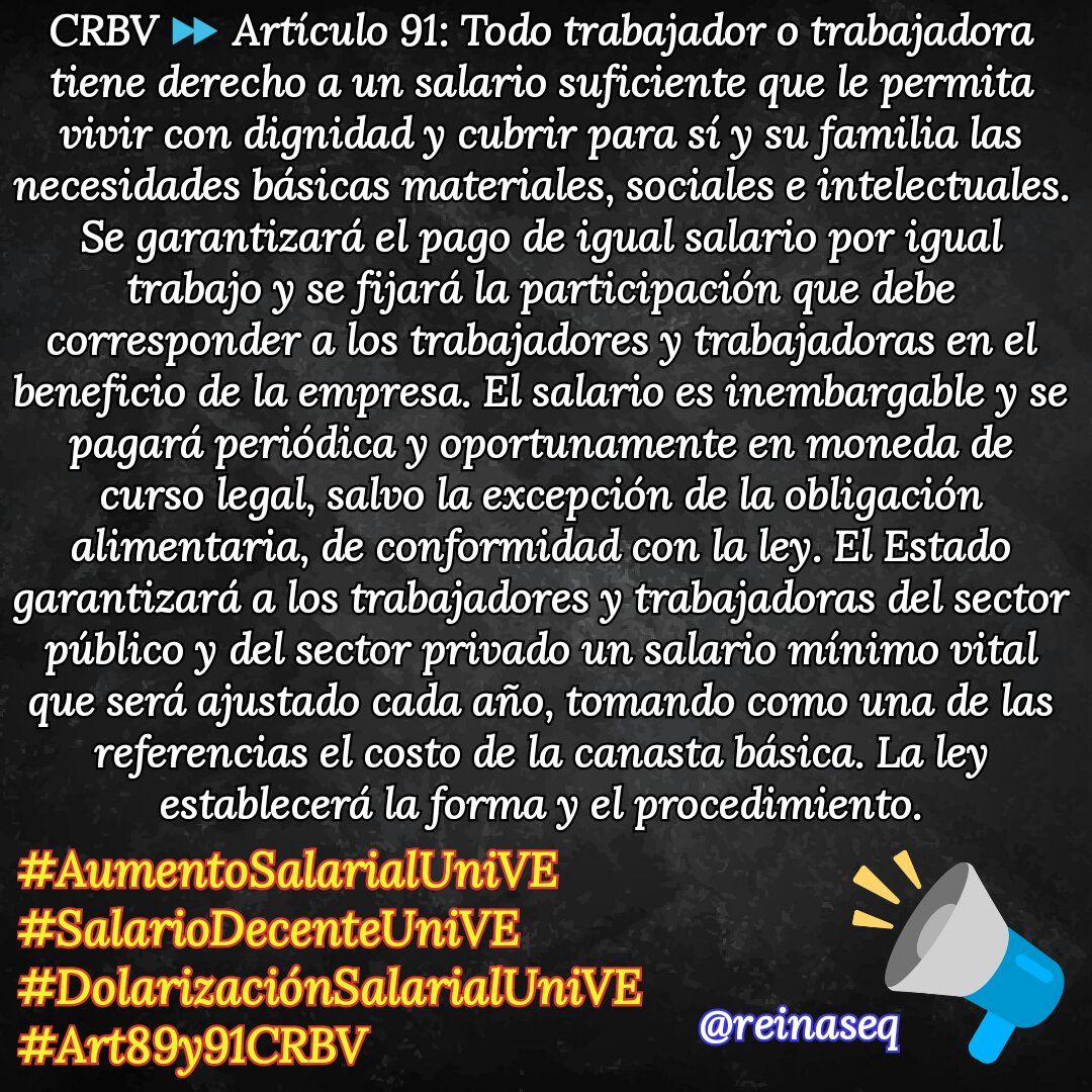reinaseq's tweet photo. Casi culmina octubre y con un $ en incontrolable alza la pobreza extrema #UniVE tiende a agudizarse, es URGENTE q el estado venezolano entienda q con #SalariosDePobrezaExtremaUniVE no se revierte el hambre y la miseria en la q vive el sector universitario, SOLUCIONES YA @ONU_es https://t.co/EYZIwjAaqs