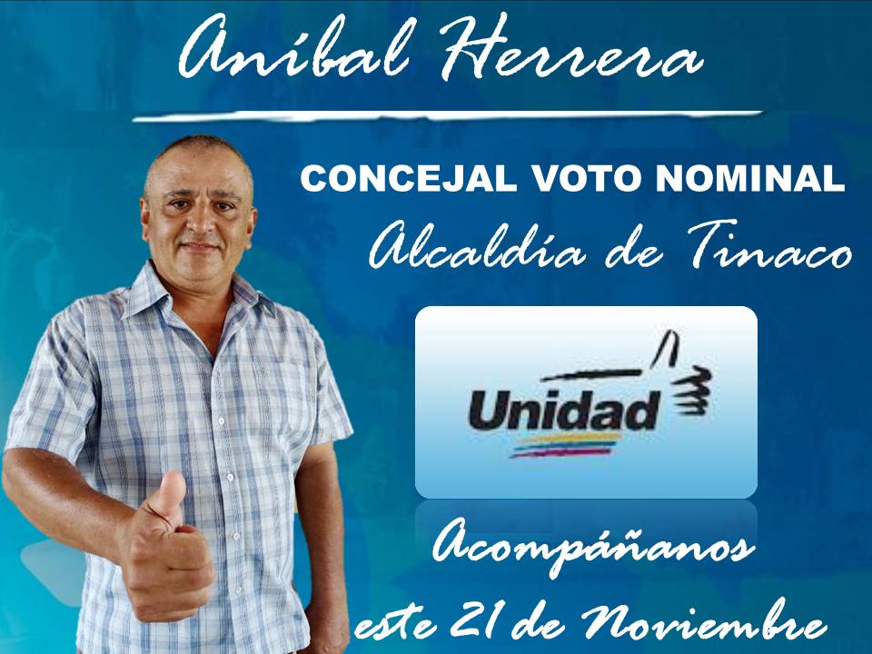 Vamos por el Cambio de nuestros Municipio Tinaco