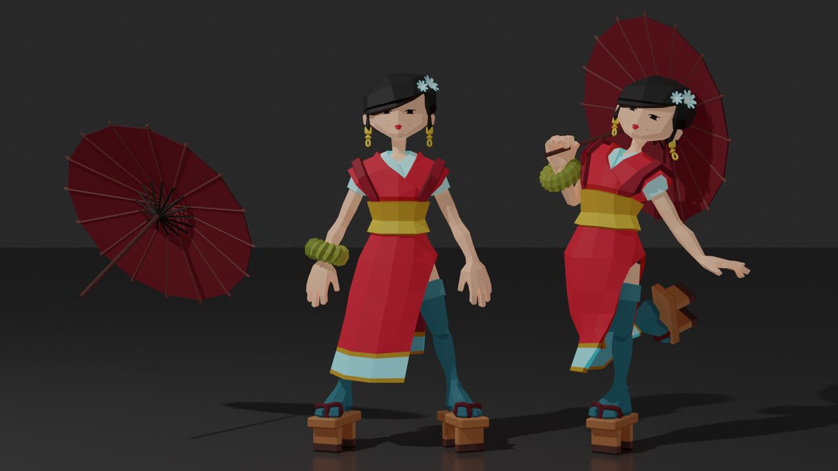 AxionStudiosLtd's tweet photo. This is our special 3d Low Poly design of a Japanese Girl. Get it on the Axion Store https://t.co/xfpms1Ybtx  #indiegamedev #indiedev #3DSMax https://t.co/LnbNDOgp6n