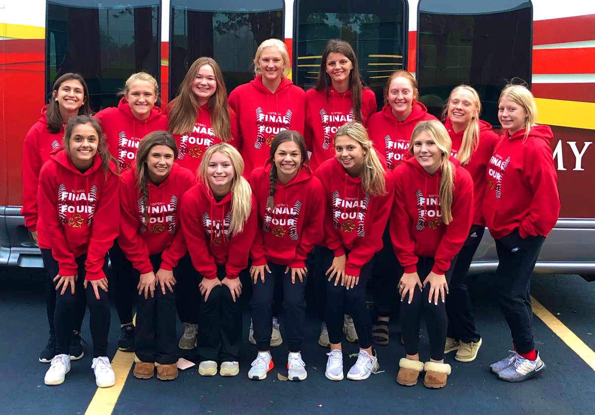 IwaSoftball's tweet photo. ALL ABOARD❗️the Red Knight Express…next stop Final Four! https://t.co/tXk90YGYLs