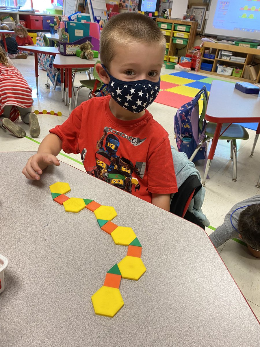 We had so much fun building pattern walls!