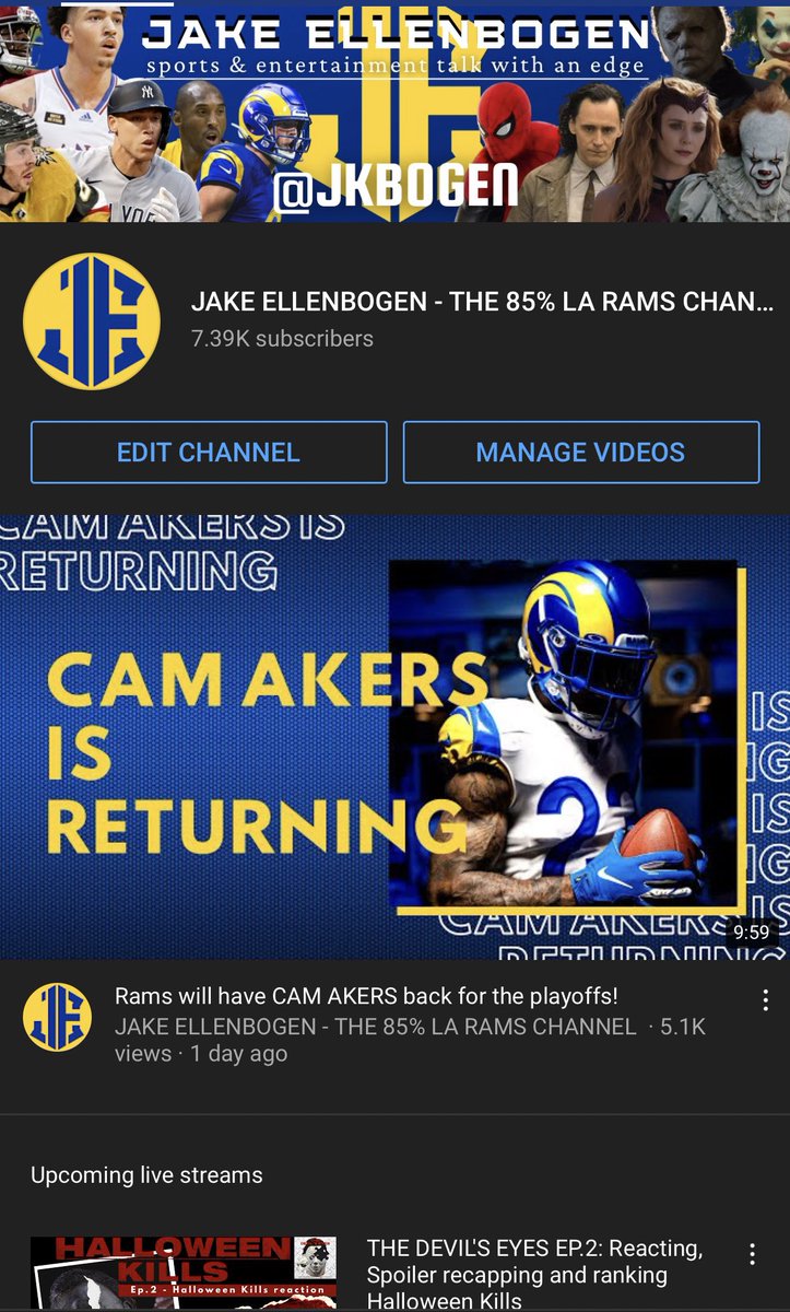 JKBOGEN's tweet photo. If anyone wants to advertise their business or product on my channel let me know. DTR is chock full of sponsors but my personal channel is sponsor-less at the moment. If you think we could help eachother reach out!

- 7.4K subscribers
- Over 7M impressions
- 700,000 views https://t.co/auZ90V6bpU