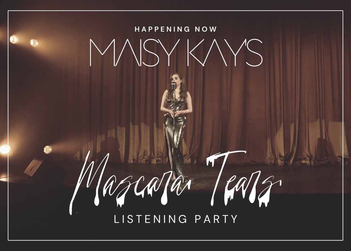 maisykay's tweet photo. Come join my #MascaraTears listening party!
https://t.co/4F9uQD5M4Q https://t.co/9QHchXktr6