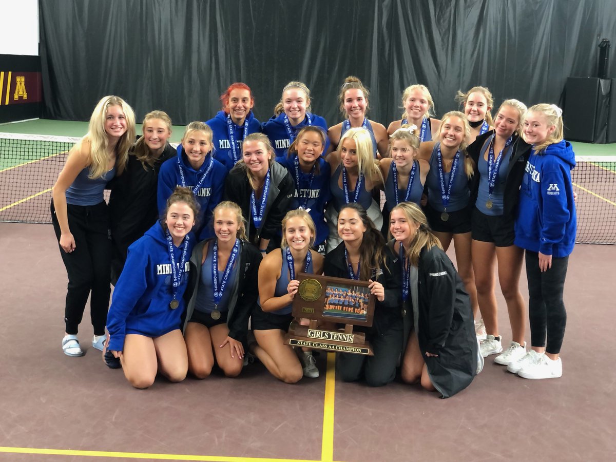 TonkaSkippers's tweet photo. 🚨 CLASS AA STATE CHAMPIONS
⚓️🎾 Congratulations to our Minnetonka Skippers Girls Tennis team @mtkagirlstennis on an outstanding performance at the Class AA State Team Tournament! Minnetonka defeated Blake 6-1 in the finals to cap an unbeaten season! #Way2Represent @TonkaSchools https://t.co/durSd7BOMN