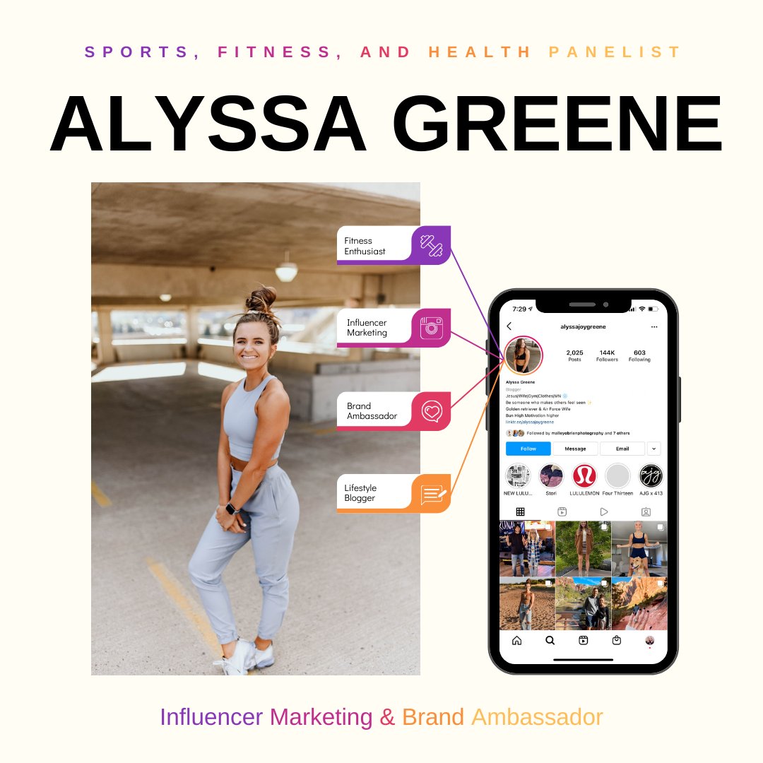 It's no surprise that brands are turning to Influencer Marketing to improve brand awareness, increase traffic, and more.

Brands are looking for content creators who have a strong personal brand &amp; a loyal following. We can NOT wait to hear what Alyssa Greene has to share!