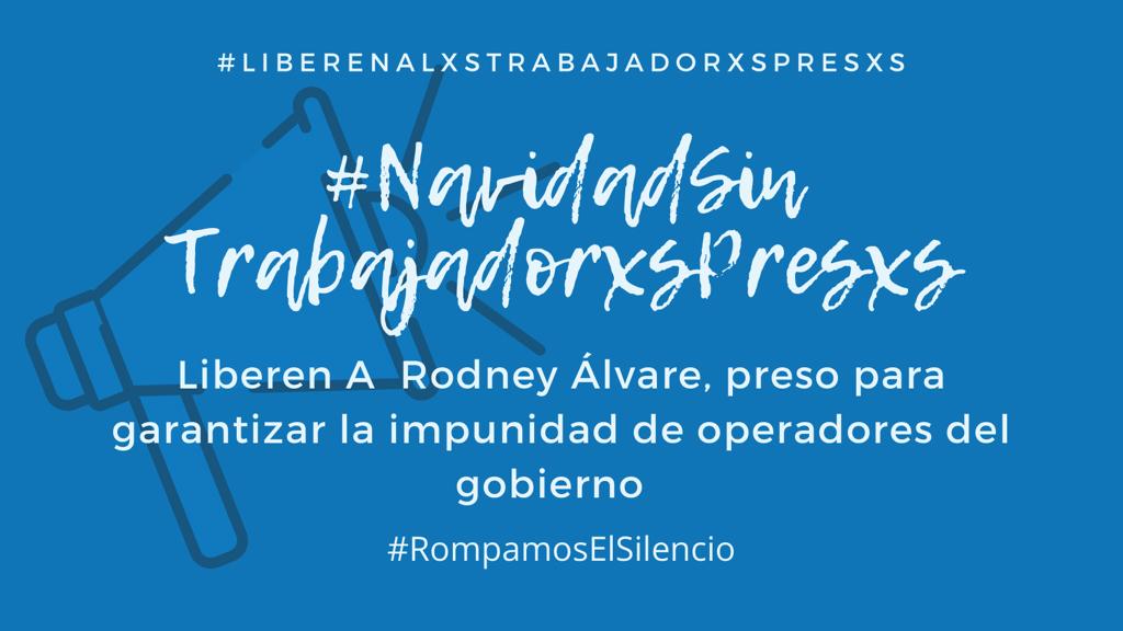 PSLVenezuela's tweet photo. Seguimos exigiendo la libertad inmediata y plena de las trabajadoras y trabajadores presos por denunciar actos de corrupción y defender sus derechos laborales. Con movilización y presión unitaria tenemos que lograr una #NavidadSinTrabajadorxsPresxs
#LiberenALxsTrabajadorxsPresxs https://t.co/xSjLpX3QTS