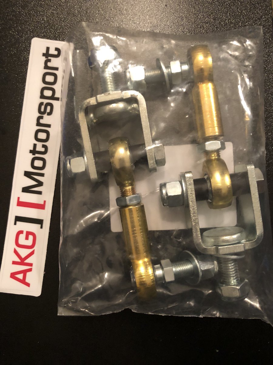 reececation's tweet image. More parts for the build...
Adjustable Sway Bar End Links from @akgmotorsport 

#bmw #e30 #akgmotorsport