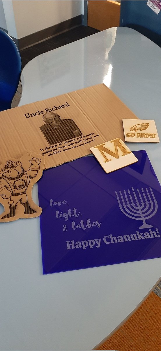 tanya_churchill's tweet photo. For a long time the @wcpssdll maker & DLC team has had a goal to learn how to support schools who have laser cutters. Today was devoted to this goal & we learned so much the way we believe students should be allowed to learn. Problem solving, collaborating, exploring #wakelearns https://t.co/1o9AFWQIaX