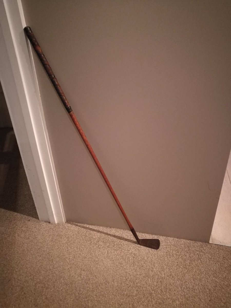 ham12_hampton's tweet photo. @MyGolfSpy I still have my first club, a 1903 hickory shafted lofting iron, I have had for over 40 years. https://t.co/Cwa60mqS2C