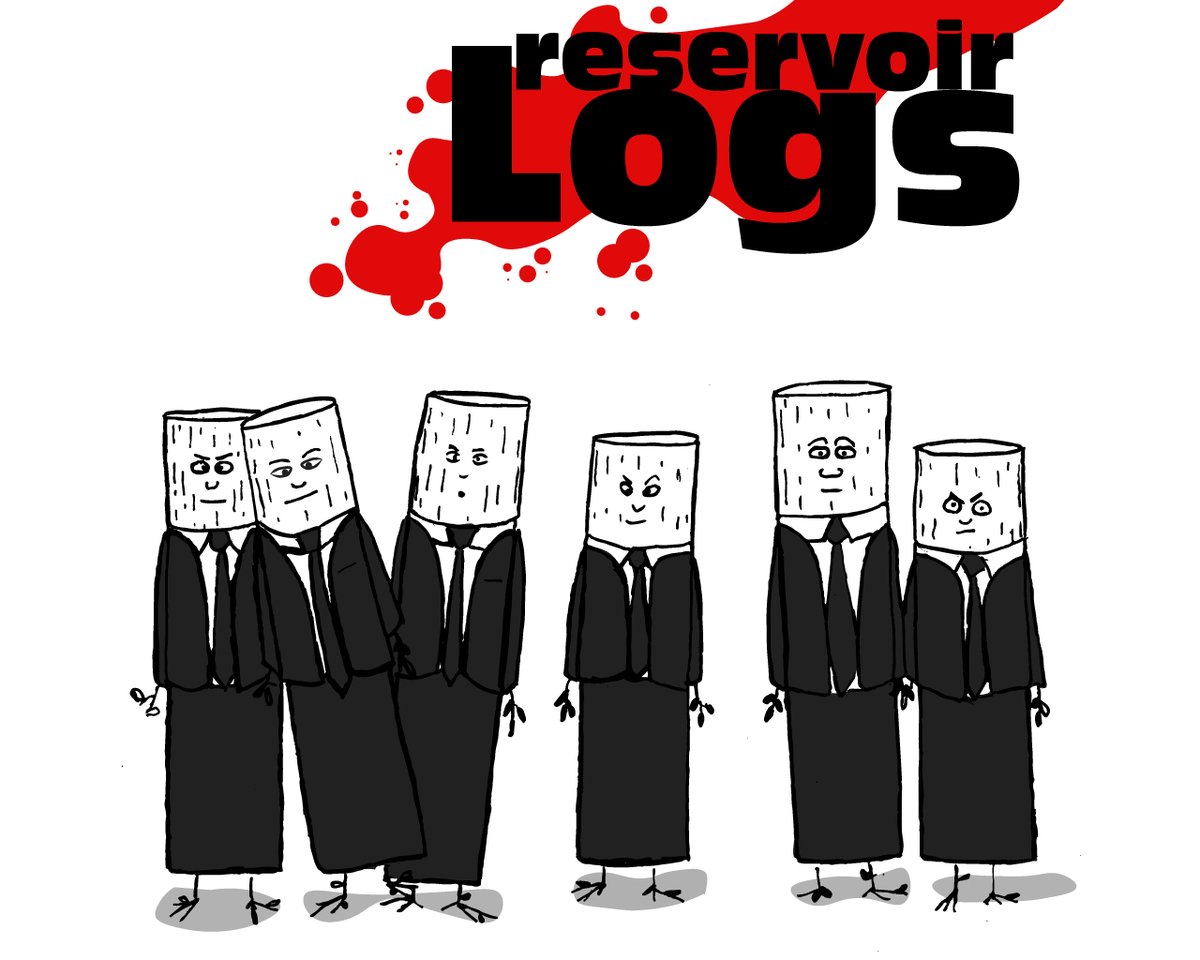 NDoninck's tweet photo. Who doesn't love a two part gag. This was the other part of my thought on the 'Reservoir Logs'.
#cartoon #parody #funny #humor #comics #lol #haha #cartooning #cartoonist #gagcartoon #gagcartoons 
#drawing #sketch #illustration #singlepanel https://t.co/WxZFM2aaiP