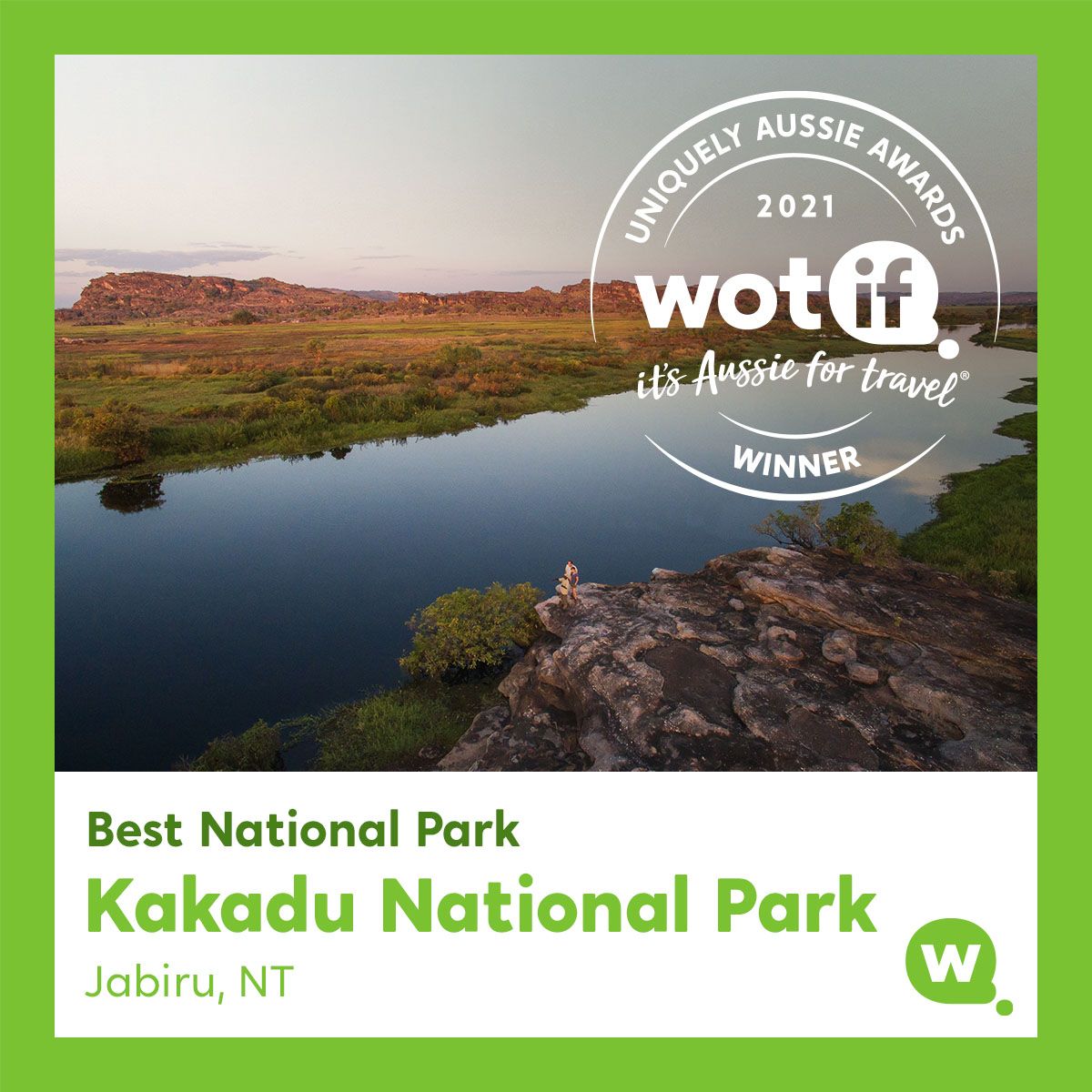 Wotif has announced the winners of this year’s Uniquely Aussie Awards with the NT winning big! 🎉
👉 Kakadu National Park voted Australia’s top national park
👉 Litchfield National Park awarded the national runner-up