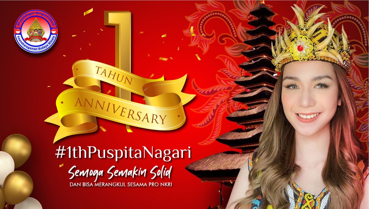 🥳 Akhirnya sampai juga di titik ini
Happy Anniversary #1thPuspitaNagari 🎉
Semoga tetap konsisten dengan visi misi #programfolback serta semakin eksis dalam mengenalkan budaya dan pariwisata Indonesia🎈
Congratulation 🎉🎈🎂

<a href="/TheArieAir/">Arie Dirgantara</a>
<a href="/wiwikherma/">Wiwik Hermawati</a>
<a href="/AzisDadun_/">Me #4</a>
<a href="/Eyang__Semar/">ꦕꦃꦪꦺꦴ</a>
