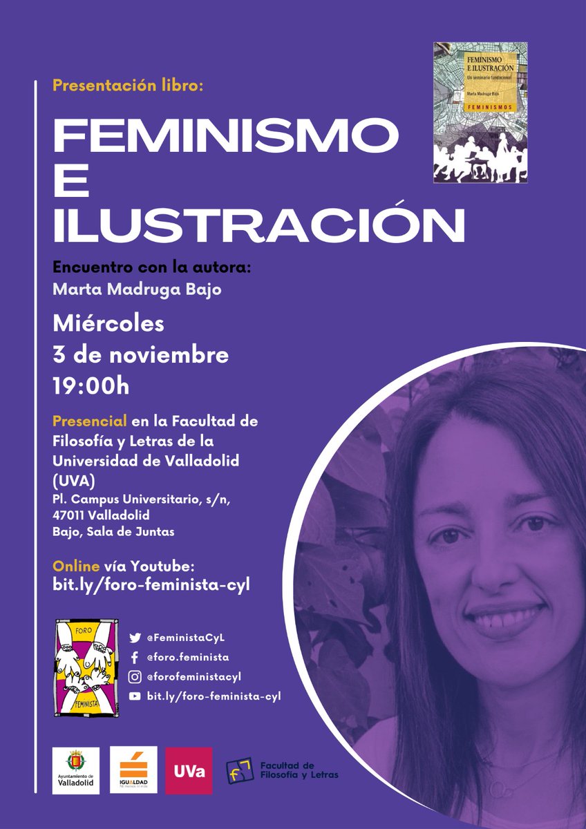 ninainfante's tweet photo. Crítica ala modernidad, deconstrucción del pensamiento ilustrado. El feminismo y las condiciones emancipadoras. Debatiremos el dia tres con Marta Madruga Bajo. #Feminimo #Ilustracion #Debate https://t.co/AVxyI8HbYM