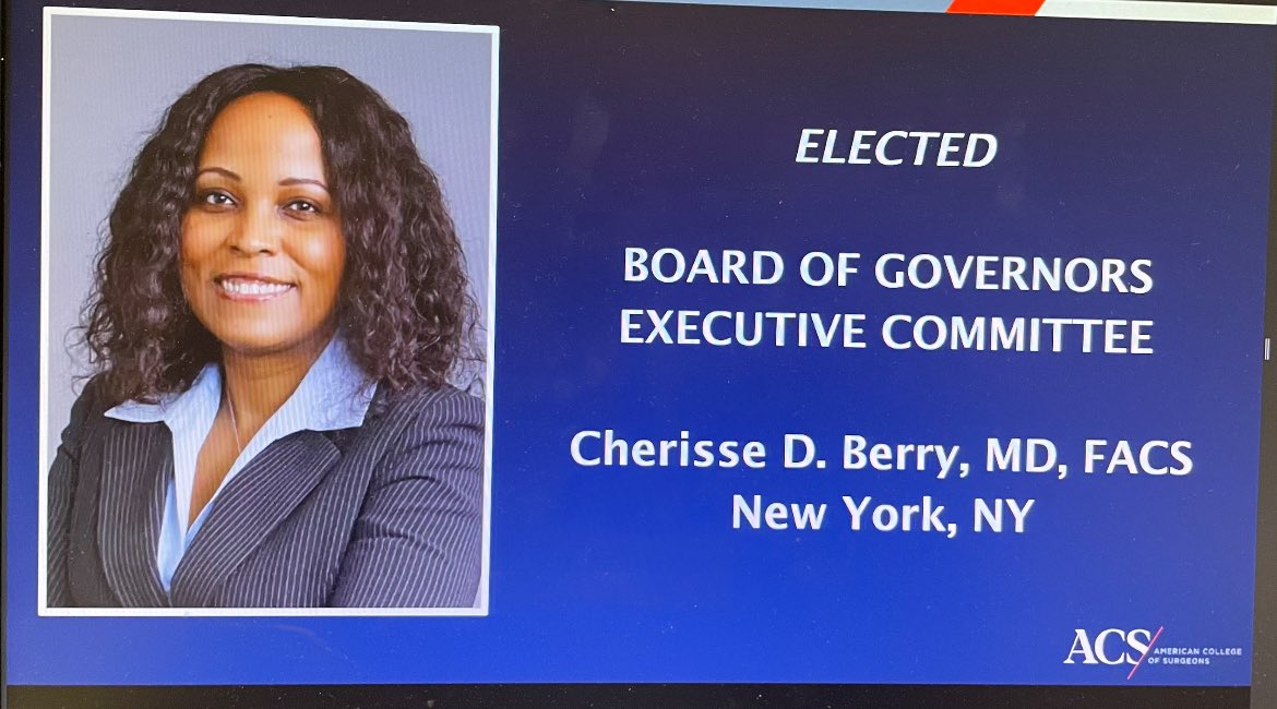 CBerryTraumaMD's tweet image. Thrilled, humbled, and incredibly grateful for the opportunity to serve on the Board of Governors Executive Committee for the American College of Surgeons! Thank you @AmCollSurgeons! @nycofacs @SocietyofBAS  @WomenSurgeons @nyulangone @nyugrossman  @BellevueHosp