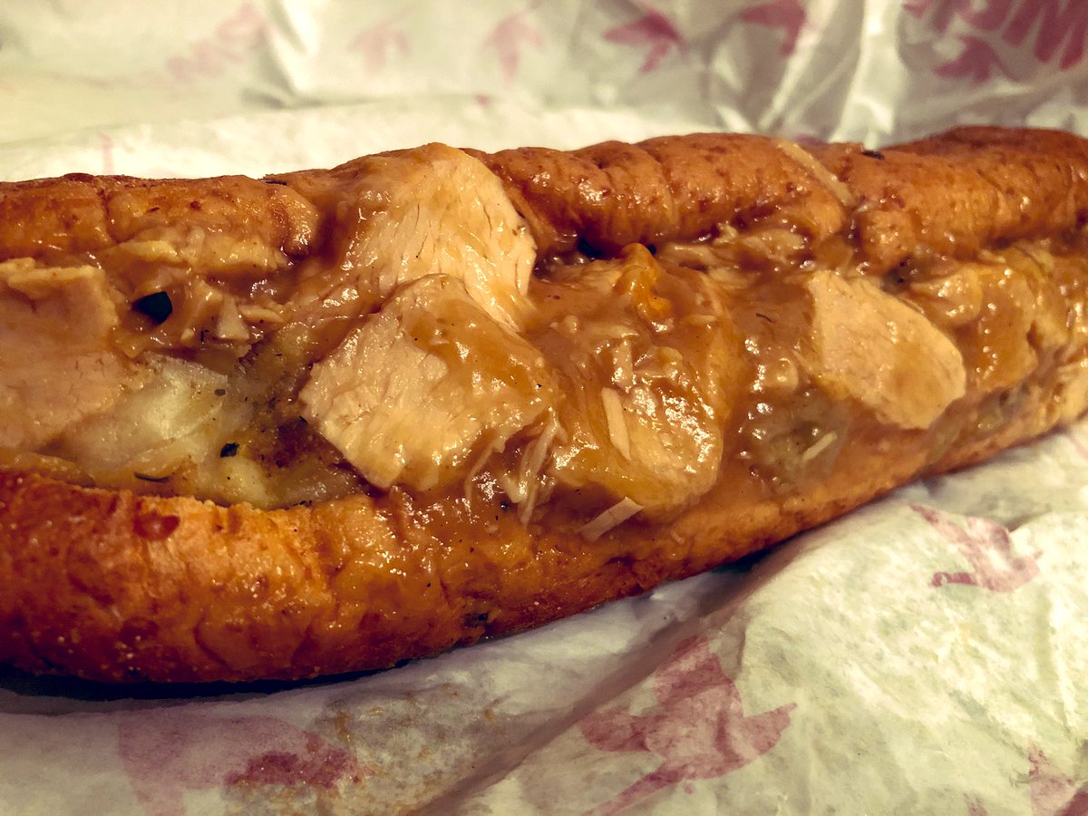 kevinfitz1's tweet photo. Starting my long Halloweekend with one of the greatest and messiest sandwiches around— the @wawa gobbler! #food #foodie #gobbler #hotturkey #hoagie #wawarun https://t.co/wxnmzQ4fcw