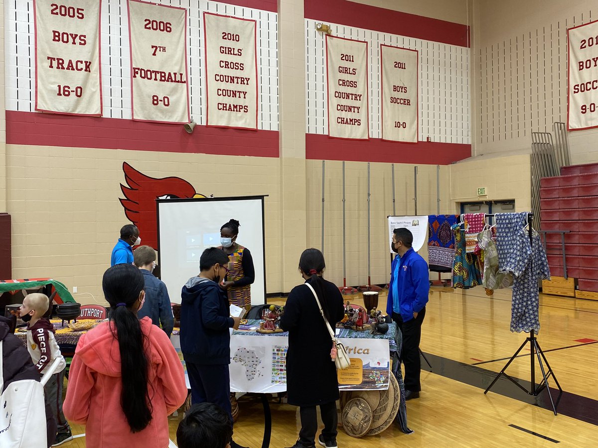Celebrating culture at SMS/SA first Culture Fair! Love bringing our community together #WeGrowKids <a href="/PerryTwpSchools/">Perry Township Schools</a>
