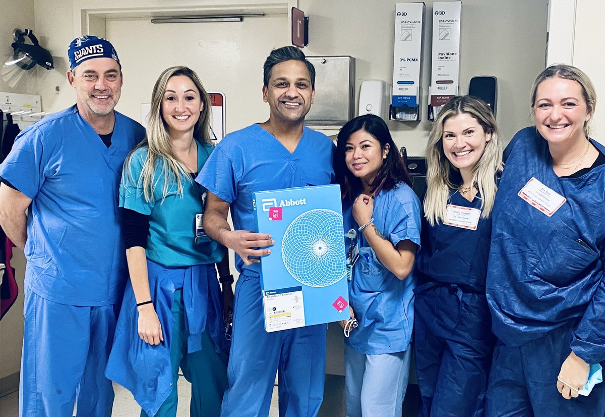 First <a href="/AbbottCardio/">Abbott Cardiovascular</a> Talisman PFO occluder device deployment in the #tristate <a href="/ValleyHospital/">مستشفى الوادي الطبي valley medical hospital</a>!