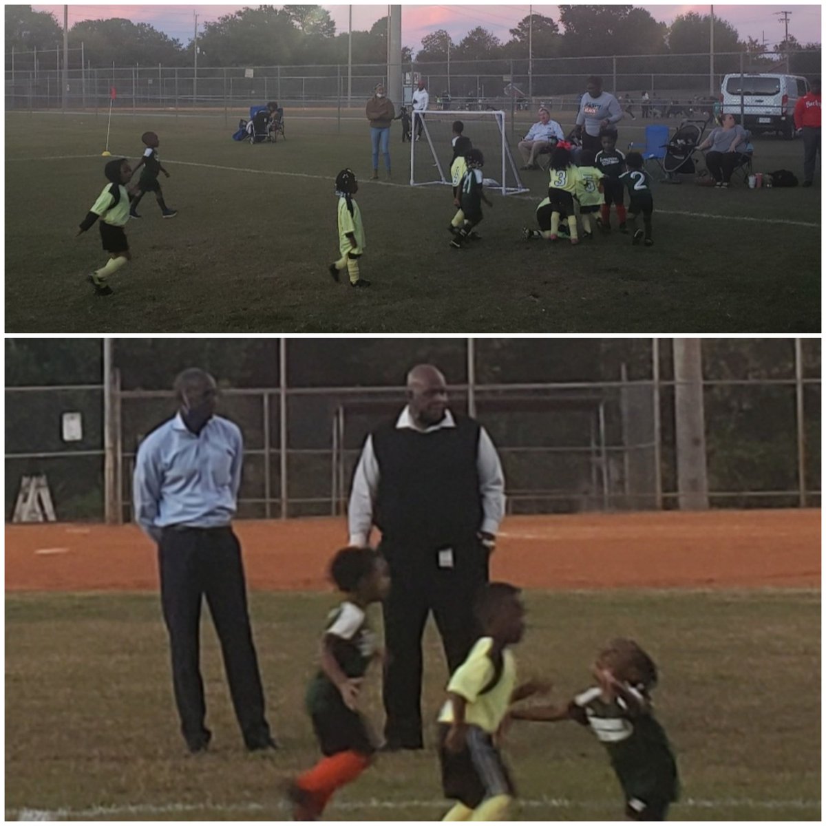 TheCaptain_03's tweet photo. Enjoying our Youth Soccer this evening with my Supervisor, @ColaSCParksRec Director #RandyDavis ..great participation from our staff, young people & parents #WeAreColumbia https://t.co/a937va1BEG