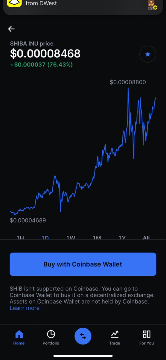 TheFlyingHuff's tweet photo. @coinbase what is up with this why the removal https://t.co/SgT5eRr8eL