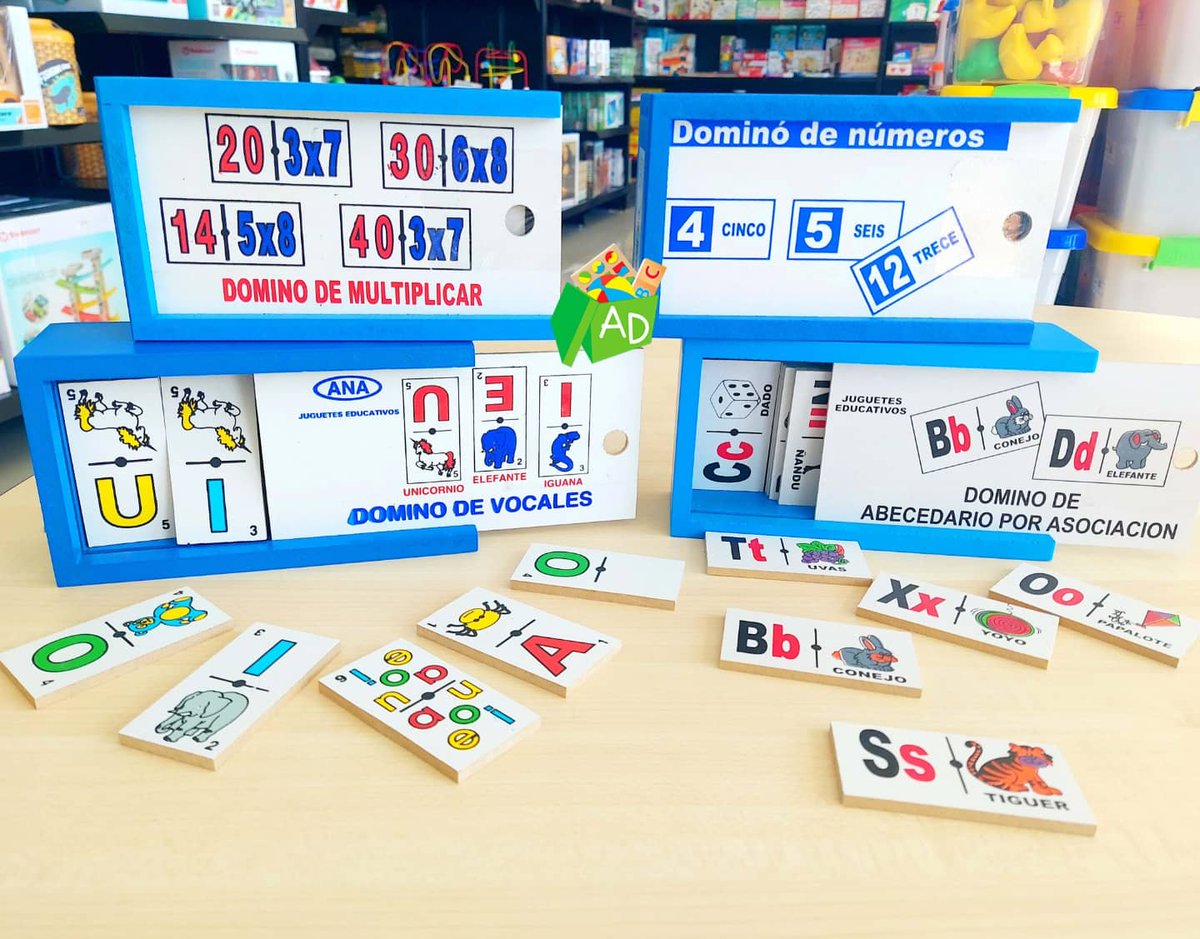 ADidactico's tweet photo. 🚀Con nuestra Colección🦕🐆 de Dominós de Madera 👶🏻tu peque tendrá un aprendizaje muy divertido 🥳🥳

🇲🇽Envíos a todo México🚚  🌟Compra en línea en:
https://t.co/yMHLaaUuRv 
📍Visítanos en Querétaro, León y Aguascalientes 🤗 https://t.co/iB34xzu3KW