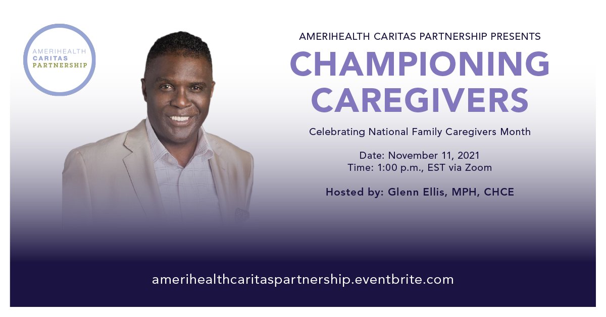 #HealthEmpowermentTour is celebrating #NFCM2021 with this 🆓 Virtual Zoom presentation by <a href="/glennhealth/">Glenn Ellis, MPH</a> to help #caretakers cope with the many challenges faced when caring for others while also trying to take good care 🤗 of themselves. SIGN UP 💜 today: eventbrite.com/e/championing-…