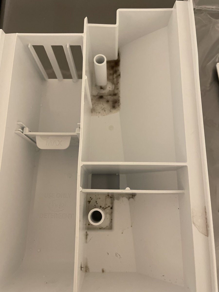 MandyFavaloro's tweet photo. Hey @MaytagCare I just got a brand new  washing machine from @Lowes with black mold inside and no one will call me back or address the issue. https://t.co/TsSxFbKLfE