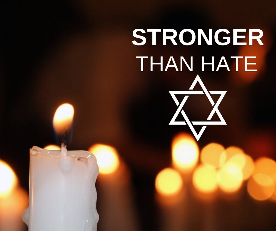 Allegheny_YRS's tweet photo. Today marks three years since a horrible act of antisemitism and hate took 11 lives and injured 7 others at the Tree of Life Synagogue in Squirrel Hill. 

Our thoughts and prayers are with the families of the victims as we continue to mourn the lives lost in this senseless act. https://t.co/8W0JS4zwXJ
