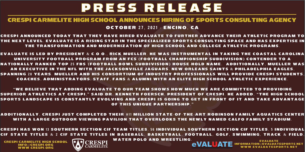 Excited for our new partnership with eVALUATE!!! Celt Pride!!!