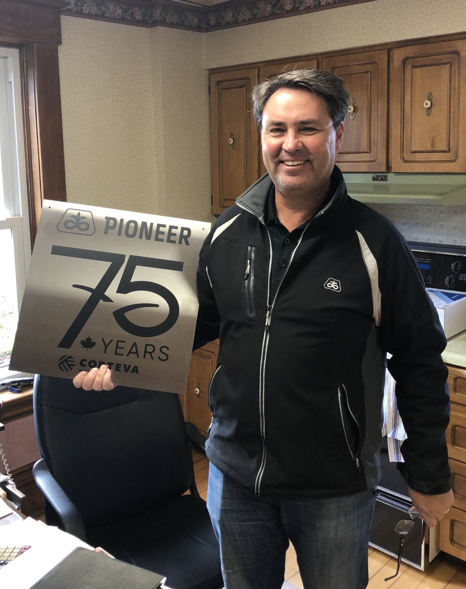 Here’s to 75 yrs of <a href="/PioneerSeedsCA/">Pioneer Seeds Canada</a> in Canada! 
Im truly blessed as a Pioneer Agronomist to work with all of our amazing sales reps like those at Boyd’s Farm Supply and Lang Farms.  Their passion &amp; personal investment in their customer’s success is truly inspiring!