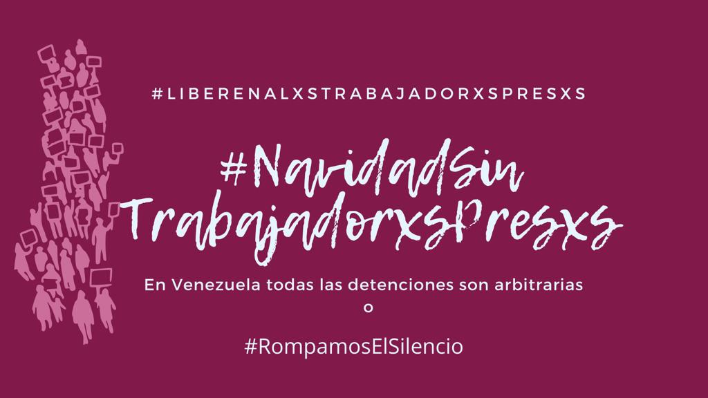 davidjcm's tweet photo. #NavidadSinTrabajadorxsPresxs
Por la liberación de los trabajadores y trabajadoras detenidos injustamente. https://t.co/zj5J7a4Zj0