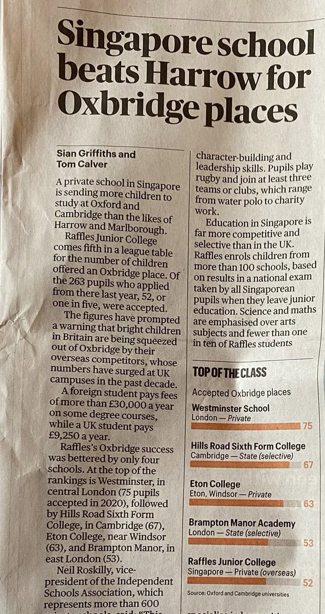 David Mayo (@dpcmayo) on Twitter photo <a href="/TanglinTrust/">Tanglin Trust School</a> According to the UK @thesundaytimes,  If you want a UK Pathway go to Raffles Junior College not <a href="/TanglinTrust/">Tanglin Trust School</a> , who will let you down when it matters most. <a href="/TanglinTrust/">Tanglin Trust School</a> According to the UK @thesundaytimes,  If you want a UK Pathway go to Raffles Junior College not <a href="/TanglinTrust/">Tanglin Trust School</a> , who will let you down when it matters most.