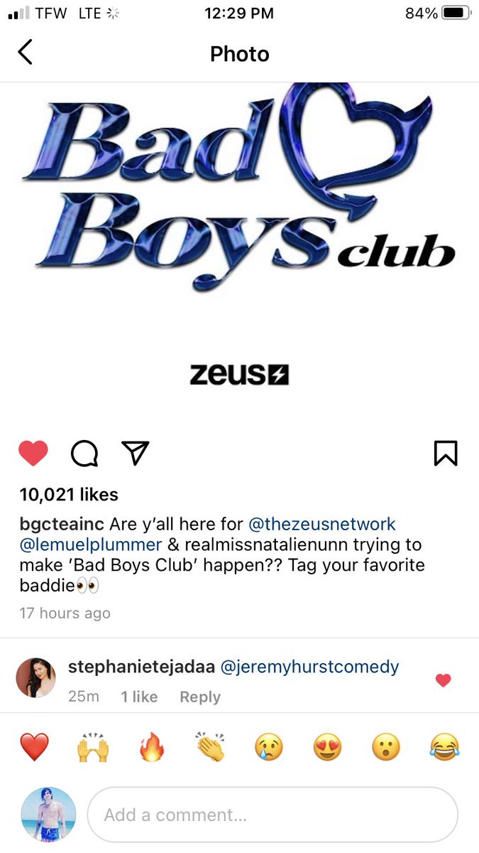 JeremyIsComedy's tweet photo. #BADBOYSCLUB  #JeremyhurstcomedyForBadBoysClub #Jeremyhurstcomedy @StephunnyTejada  thank you for tagging me in the comments  🙌🏻🙌🏻🤣🤣 @missnatalienunn https://t.co/VZDFlGMwwK