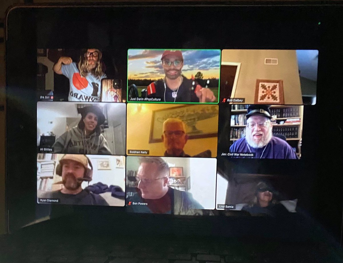 CWBreakfastClub's tweet photo. Thanks to y'all that joined us for our roundtable tonight! It was a fun time as always! Congrats to @KevinBrigger for winning our costume contest as the XI Corps Running team! It also goes without saying what our costumes were... #IPAGirl #PopCulture https://t.co/tDm7koIaao