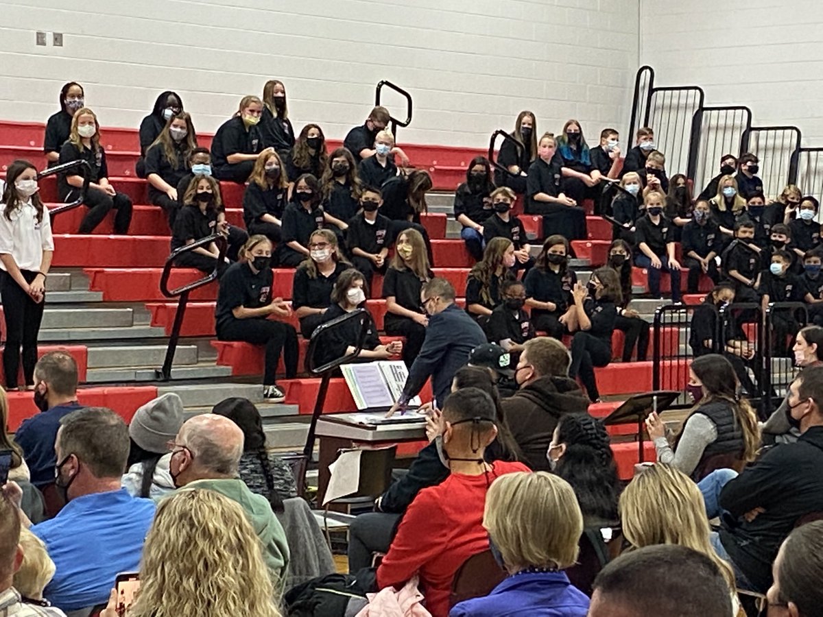 YIS 5th &amp; 6th grade choirs wrapping up fall in person music concerts tonight. Great seeing the students perform live again!