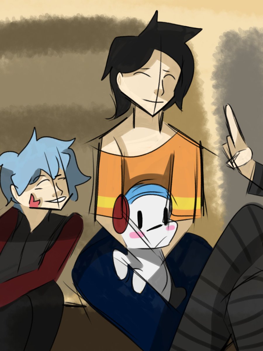 StudioTengoku's tweet photo. Everything I draw is canon and I am going to use this power for evil. -Mod Cyrus
#art #rhythmmotion #RhythmHeaven https://t.co/cXYXA5HsZx