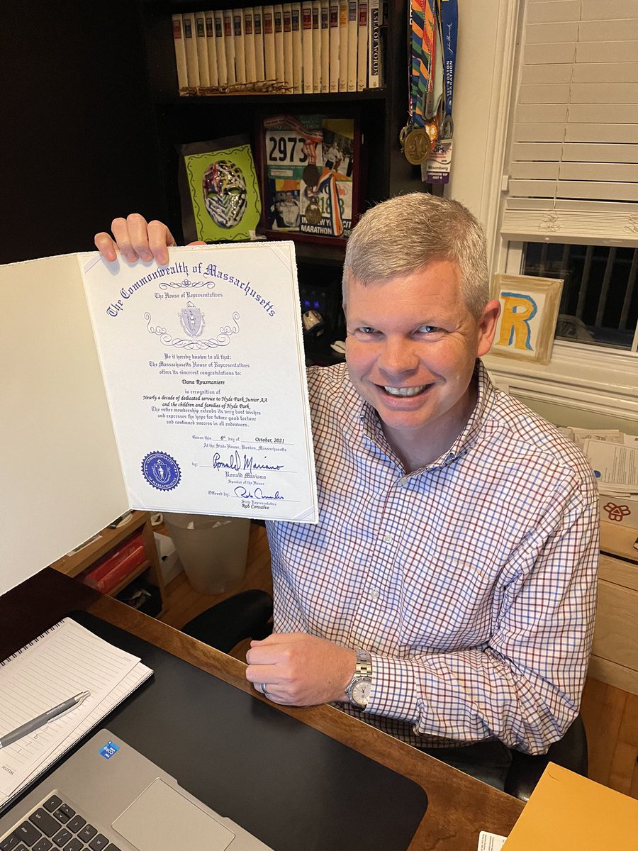 mrousmaniere's tweet photo. @RobConsalvo thanks for recognizing my husband @drousman for his tireless work in support of Hyde Park Jr. AA baseball over the last decade. Zoom board meeting was extra special tonight. https://t.co/YiRyyA5Spf