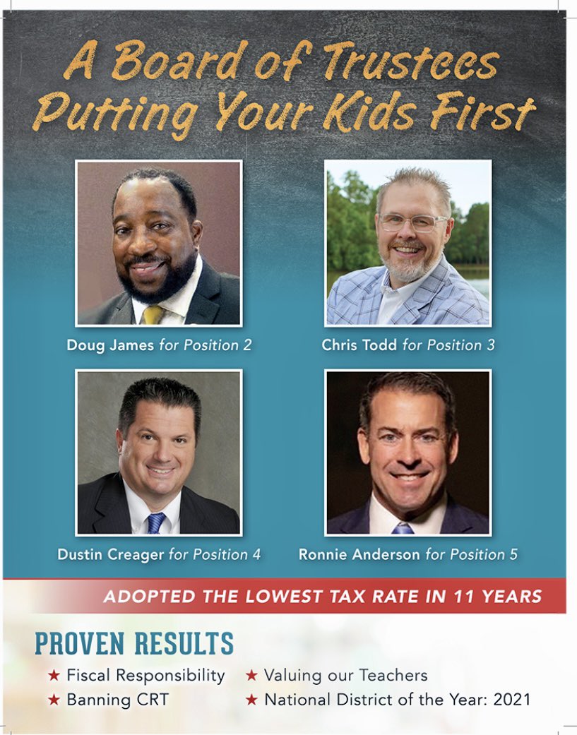 Bob Anderson (@kisdbob_hr) on Twitter photo Words matter! Honesty matters! Integrity matters! Klein ISD school board members <a href="/DougJames4Klein/">Doug James 4 Klein</a> <a href="/ct4kisd/">š
²š4š
ŗš
øšš
³-Chris Todd</a> & Ronnie Anderson have represented EVERY <a href="/KleinISD/">Klein ISD</a> student! As a parent I trust their actions because they put STUDENTS first! Not personal agendas Words matter! Honesty matters! Integrity matters! Klein ISD school board members <a href="/DougJames4Klein/">Doug James 4 Klein</a> <a href="/ct4kisd/">š
²š4š
ŗš
øšš
³-Chris Todd</a> & Ronnie Anderson have represented EVERY <a href="/KleinISD/">Klein ISD</a> student! As a parent I trust their actions because they put STUDENTS first! Not personal agendas