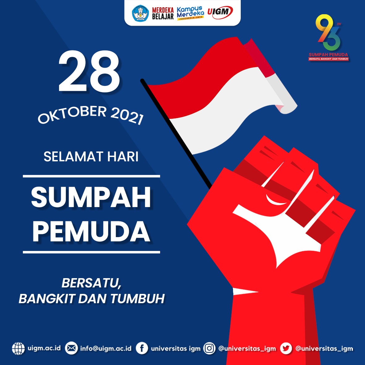 coyanda's tweet photo. #uigmhebat #sumpahpemuda https://t.co/HxNcibMlcK