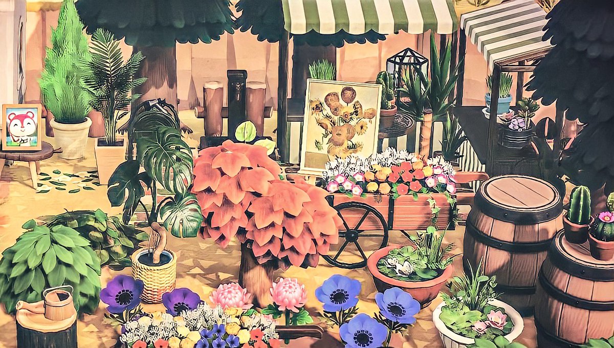 グミちゃんのお花屋さん ついに閉店しました 次はどんなお庭にしようかな Acnh Animalcrossing あつ森 あつまれどうぶつの森 ツイレポ