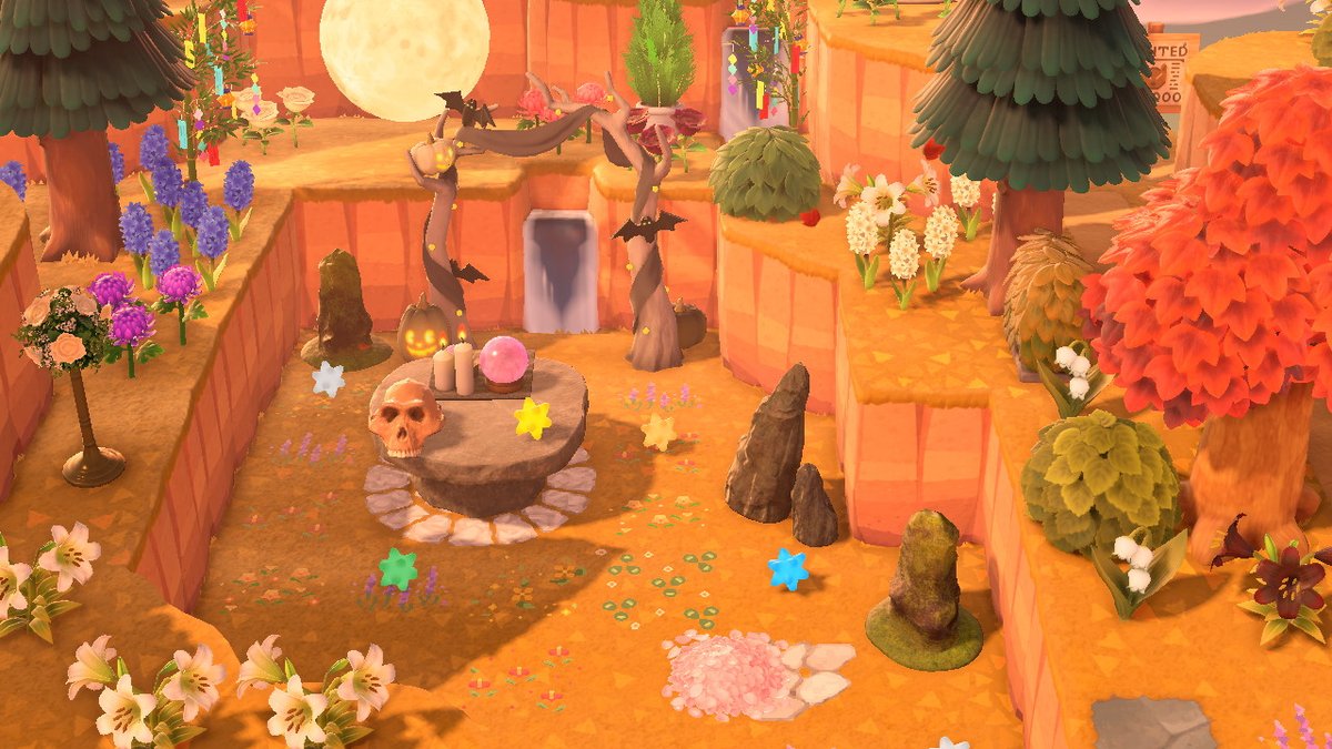 CrossingCalico's tweet photo. fairycore garden #AnimalCrossing #ACNH #NintendoSwitch https://t.co/Tj9CUA3MgX