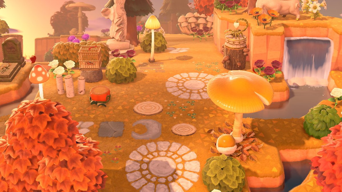 CrossingCalico's tweet photo. fairycore garden #AnimalCrossing #ACNH #NintendoSwitch https://t.co/Tj9CUA3MgX