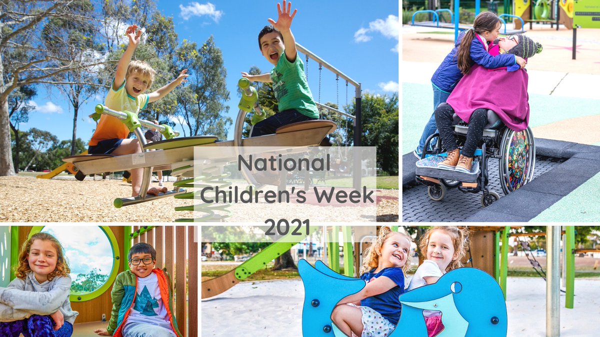 ProludicAus's tweet photo. We're celebrating Children’s Week! 🙌
The National Theme for 2021 is based on UNCRC Article 15 ▶️ Children have the right to choose their own friends and safely connect with others. #Playgrounds are perfect places where children can have #fun and make new friends! #childrensweek https://t.co/K1TCYIpn18
