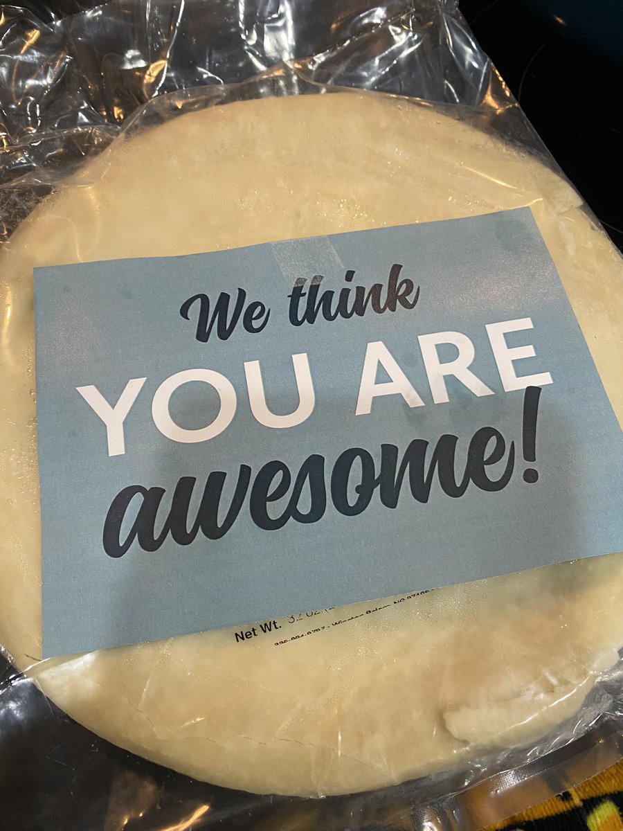 VikingSpec's tweet image. I cannot say enough wonderful things about the @SummitChurch • @OakRidge ♥️ Today, NWMS staff received baked spaghetti / chicken pie family dinners as we left work ~ truly, SCOR demonstrates“Love first.” ♥️ @NWMSgcs @GCSchoolsNC @dcisco23