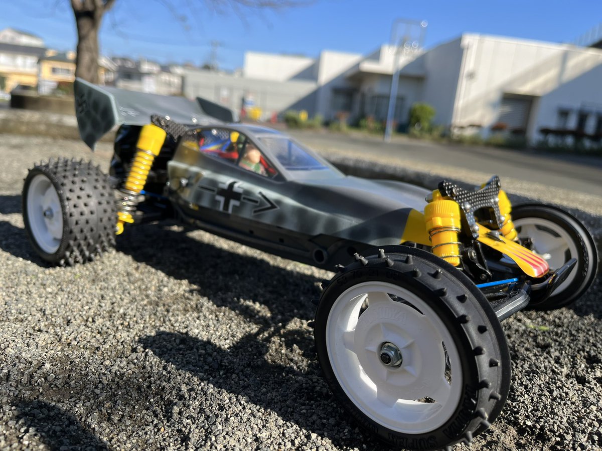 RT @cagiva7501: DT03 ネオマイティフロッグをWW2ドイツ戦闘機風に塗装