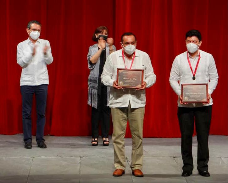 bisac20's tweet photo. En el marco del #AudiovisualHeritageDay Felicitamos a nuestro presidente Paúl Rodríguez @YucatanSonoro por haber recibido la medalla Ricardo Palemerín, por sus aportaciones a la preservación y difusión del patrimonio sonoro de Yucatán y la fundación de la Fonoteca Adda Navarrete https://t.co/LJN5HhTsnr