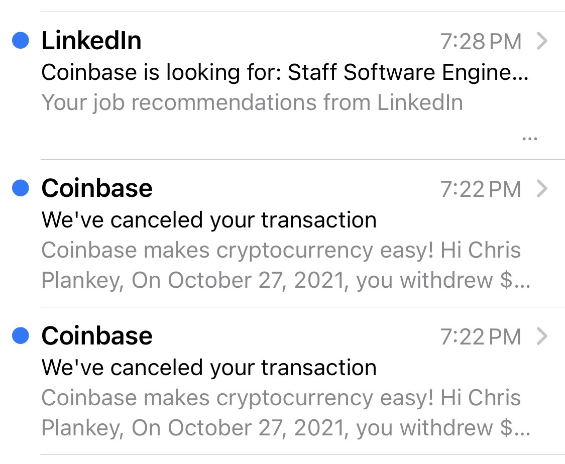 serverlesschris's tweet image. Me: tries to withdraw money from coinbase

Coinbase: sry no

Coinbase: help?