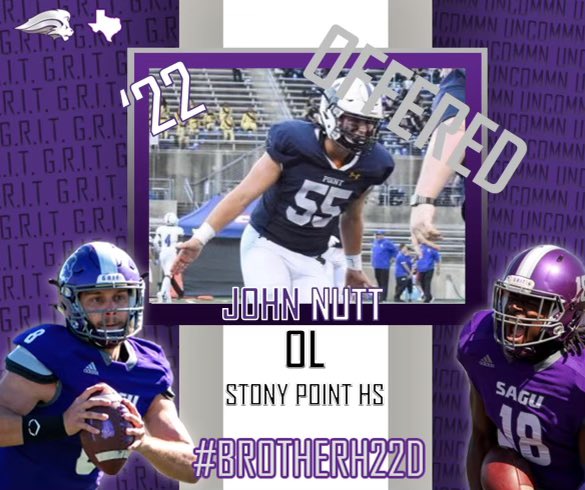 JRNutt3's tweet photo. After great conversation with @isaacanzaldua35 I am honored to receive an offer from Southeastern Assemblies of God University!! @SAGU_Football @coachrsmith12 @BunyardPj @sTpTigerFB @stpfootballbc @FlxAtx @CoachHarrison16 https://t.co/0C9xUE0eux