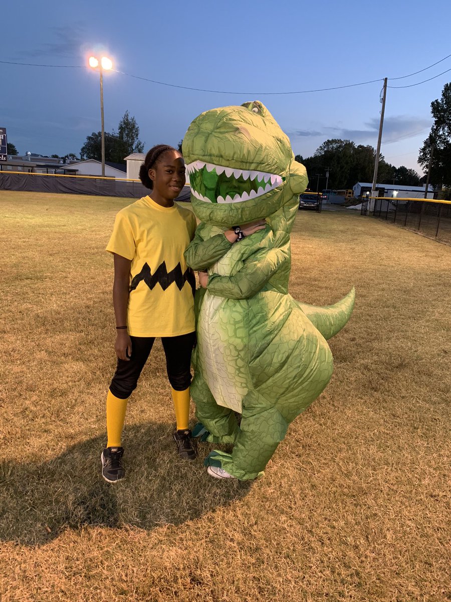 Halloween kickball game! 
1st place: Bench warmers 
2nd place: Shrek and Fiona 
3rd place: Rex 
🧡🖤 #banditpride