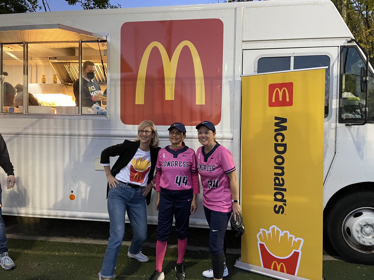 GennaGent's tweet photo. What a game! Two of the players on the Member team are former crew members - @RepAngieCraig and @RepBarragan. It was great to watch you step up to the plate at the @CWSoftballGame. https://t.co/QUcJXKxSok